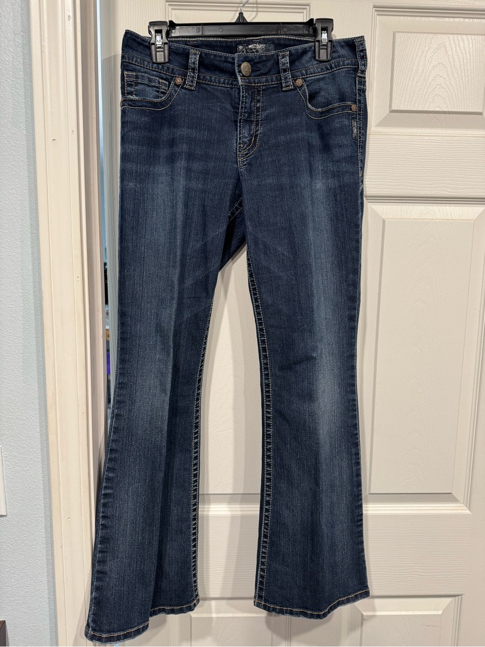 Silver Jeans Women's Dark Indigo Flare Jeans